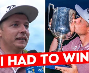 Cameron Smith EMOTIONAL Reason For Winning PGA..
