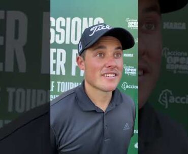Open de España 2023: Declaraciones de Victor García Broto después de su espectacular primera jornada
