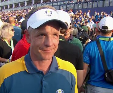 Luke Donald · Winning Interview · 2023 Ryder Cup · European Captain