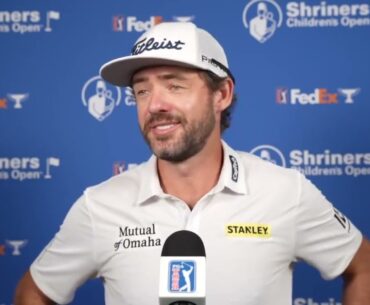 Lanto Griffin Saturday Flash Interview 2023 Shriners Children's Open