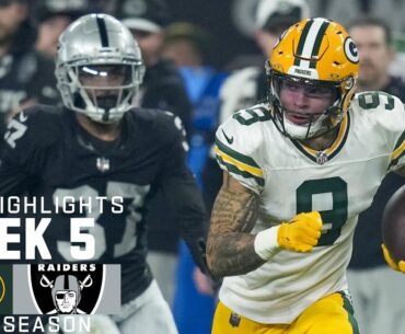 Green Bay Packers vs. Las Vegas Raiders | 2023 Week 5 Game Highlights