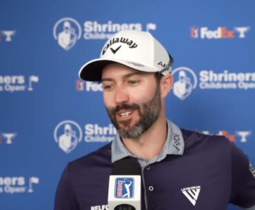 Adam Hadwin Saturday Flash Interview 2023 Shriners Children's Open