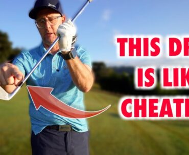 How To Hit Dead Straight Golf Shots - Simple Swing Drill