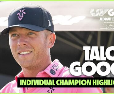 Highlights: How Gooch won the Individual Championship | LIV Golf Jeddah