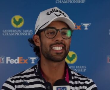 Akshay Bhatia · Interview · Round 1 · 2023 Sanderson Farms Championship · PGA Tour