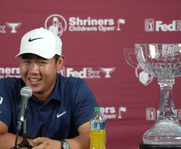 Tom Kim Sunday Winner's Press Conference 2023 Shriners Children's Open