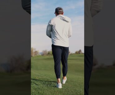 You can never go wrong with the jogger and hoodie combo as the summer starts to slow down #golf
