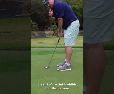 Hide the Butt Of The Grip When You Putt #shorts