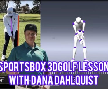 데이나 달퀴스트(@ddahlquist ) 실전 스포츠박스 3D레슨 | Dana Dahlquist Sample Lesson Using Sportsbox 3DGolf