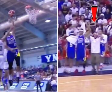 Magnolia bench goes Wild & Crazy after Aris Dionisio Shocking Poster Dunk!!