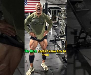The Rock Doesn't Know How To Train