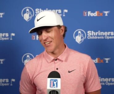 Cameron Champ Thursday Flash Interview 2023 Shriners Children's Open