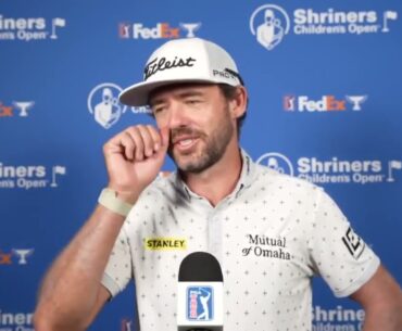 Lanto Griffin · Round 2 · Interview · 2023 Shriners Children's Open · PGA Tour