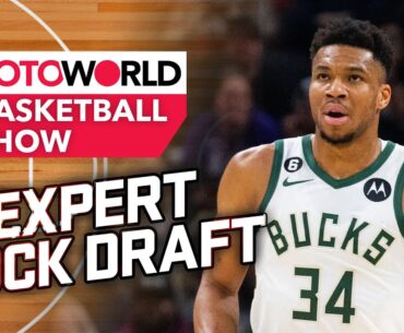 Industry Expert 8-Cat Mock Draft LIVE (10/12/23) | Rotoworld Basketball Draft Day | NBC Sports