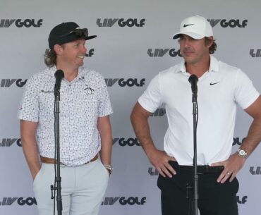 Cam Smith & Brooks Koepka · Press Conference · 2023 LIV Golf Chicago