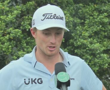 Will Zalatoris talks about the upcoming Masters which starts Thursday