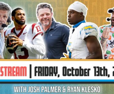 Chiefs Win, CFB 👀, Talks w/ Chargers’ Josh Palmer & ⚾️Ryan Klesko | GoJo & Golic | October 13, 2023