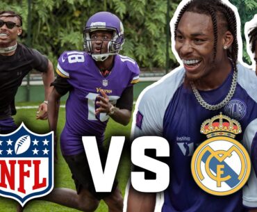 Justin Jefferson vs. Fútbol (soccer) Super Star Vini Jr. In Ultimate Skills Challenge🏈⚽️