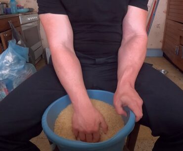 How I blew my forearms with rice