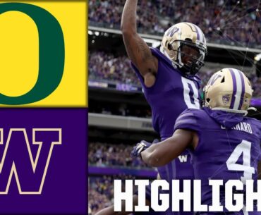 Oregon Ducks vs. Washington Huskies | Full Game Highlights