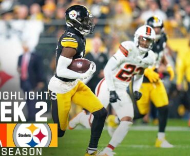 Cleveland Browns vs. Pittsburgh Steelers | 2023 Week 2 Game Highlights