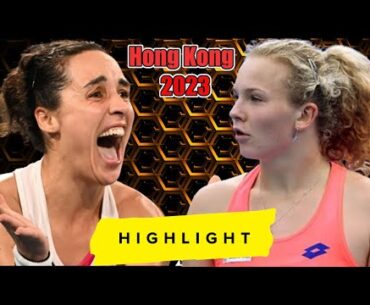 Martina Trevisan vs Katerina Siniakova Highlights | Hong Kong Open 2023 Semi Final