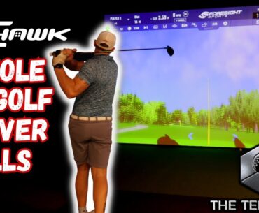 GC Hawk - 18 Hole Sim Golf on Crazy Indoor Sim Facility!