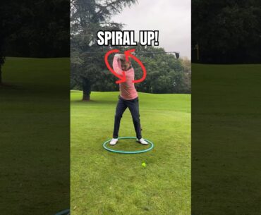 TRUST ME! Never turn in the golf swing SPIRAL INSTEAD #golf #alexelliottgolf #golftips #simplegolf