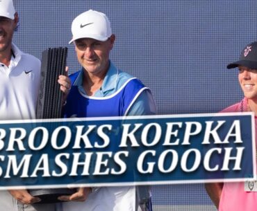 Brooks Koepka Smashes Gooch at LIV-Fairways of Life w Matt Adams-Mon Oct 16