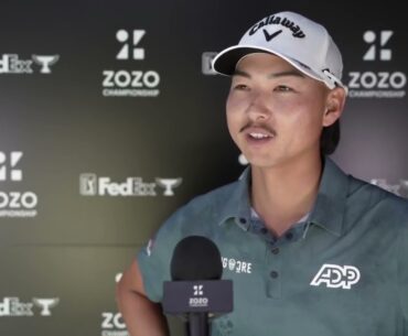 Min Woo Lee Sunday Flash Interview 2023 ZOZO Championship