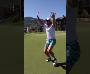 Insane Albatross #golf #albatross #bombersclub