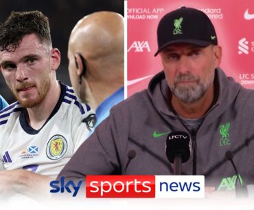Liverpool: Jurgen Klopp confirms Andy Robertson is to undergo surgery and will be 'out for a while'
