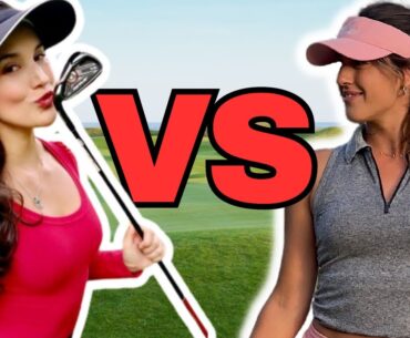 9 HOLE MATCH | Fit Golfer Girl VS Sabrina Andolpho