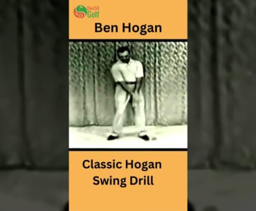 Classic Ben Hogan swing drill! #benhogan #golfswing