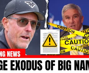 SHOCK Merger Between PGA Tour & LIV GOLF AT RISK OF COLLAPSE!