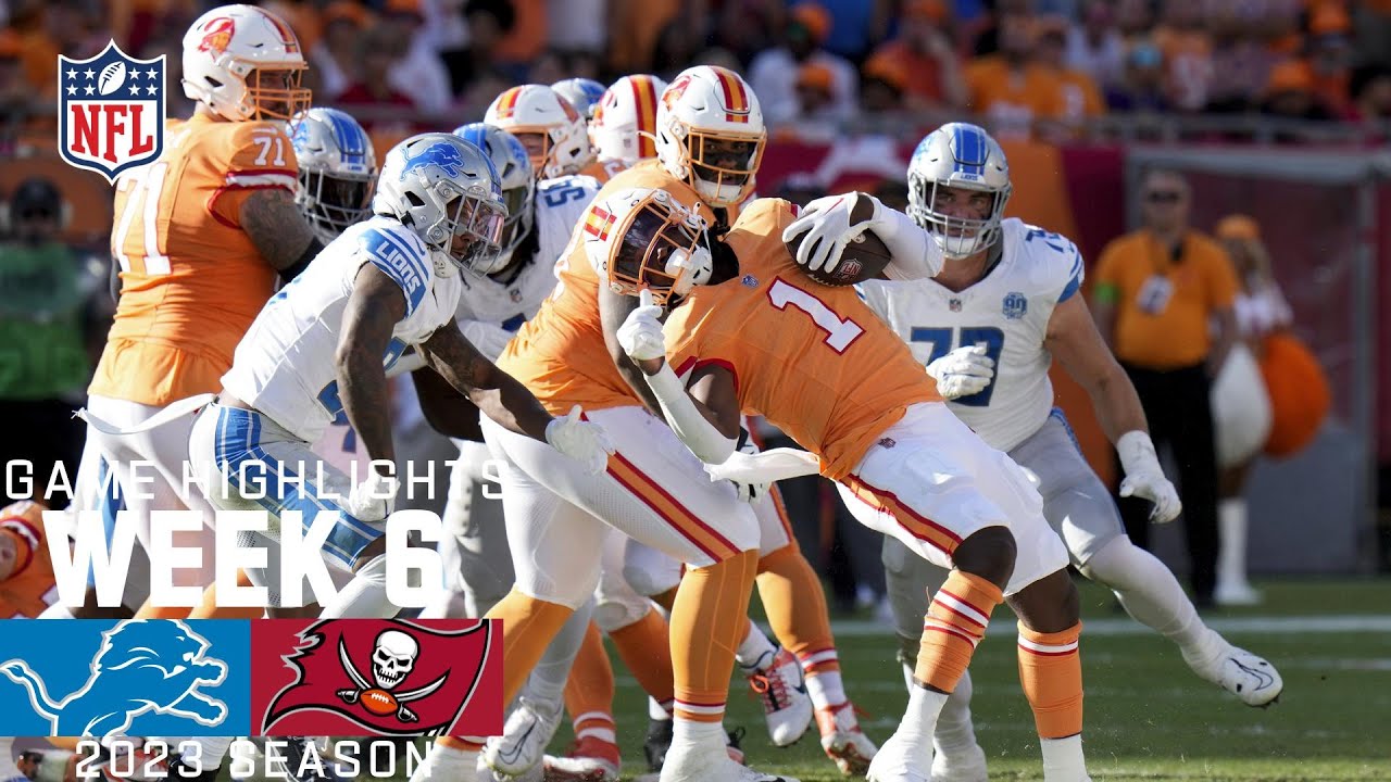 Detroit Lions vs. Tampa Bay Buccaneers | 2023 Week 6 Game Highlights Detroit Lions vs. Tampa Bay Buccaneers | 2023 Week 6 Game Highlights
