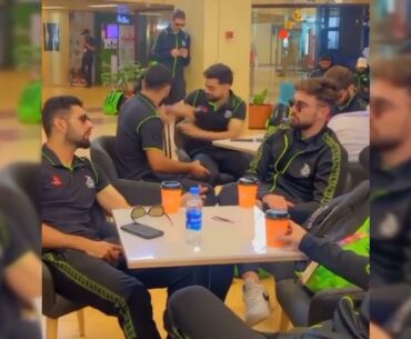 Rashid khan , Haris Rauf and Fakhar zaman Enjoying PSL 8 2023
