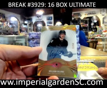 BREAK #3929 : 16 BOX 2021-22 #upperdeck ULTIMATE NHL HOCKEY BOX CASE BREAK