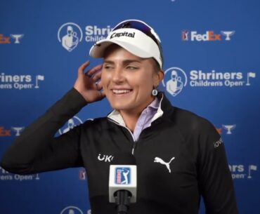 Lexi Thompson Thursday Flash Interview 2023 Shriners Children's Open