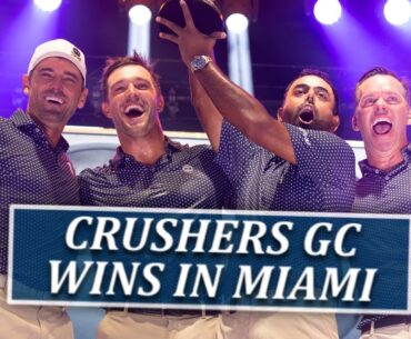 Crushers GC Wins LIV Team Championship; Bryson DeChambeau/Anirban Lahiri/Charles Howell III Presser