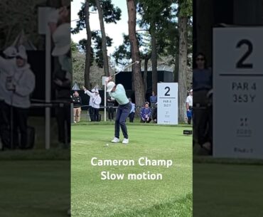Cameron Champ iron swing ZOZO Championship 2023 (slow motion)