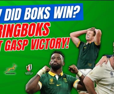 Skill or Luck? Springboks' 2023 RWC Semifinal Win