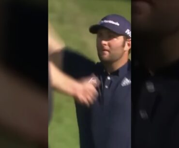 Jon Rahm's SENSATIONAL spinning eagle! 😱