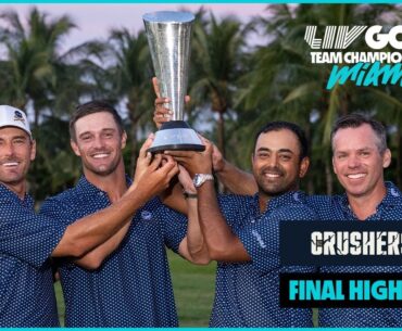 Team Highlights: DeChambeau's Crushers win Team Title | Miami 2023
