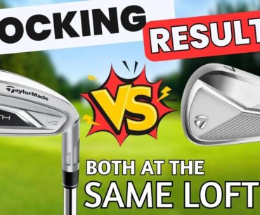 STEALTH HD vs P7MC - SAME LOFT TEST - Is a Game Improvement Iron That Much More Forgiving??