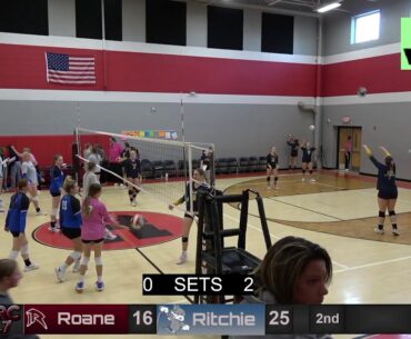 LKC Volleyball Tournament, Roane Co. vs Ritchie Co.
