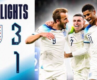 England 3-1 Italy | Kane & Rashford Send England EURO 2024 Bound! | Highlights