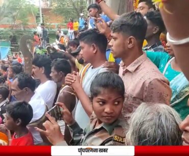 दुर्गापूजा पूजा 2023, नवमी के दिन दिवड़ी मंदिर में उमडी़ भीड़