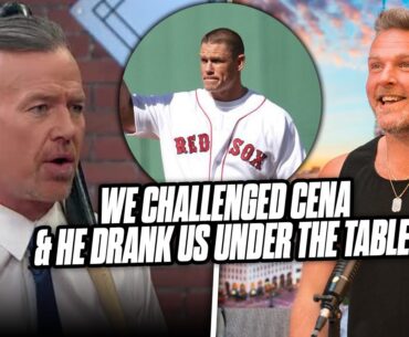 Boston Red Sox Players Challenged John Cena To A Drink Off & LOST BIG | Pat McAfee Show