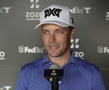 Eric Cole Thursday Flash Interview 2023 ZOZO Championship